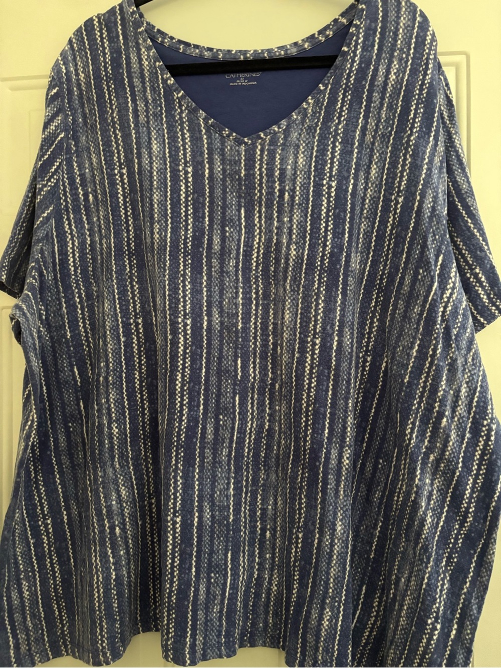 Catherines Purple V-Neck Tunic Top